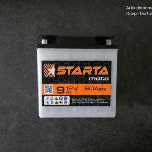 (632) Dnepr MT Ural Säure Akku Batterie 12V/9Ah 80A (EN) versiegelt-45€