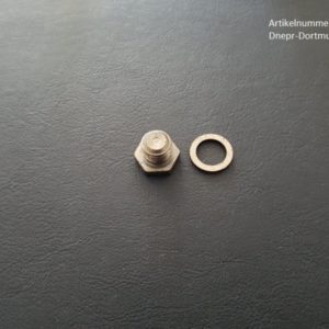 (637) Ölablassschraube mit Messing oder Paranit-Dichtung Ural, Dnepr, K750, M72-5€   R1B4