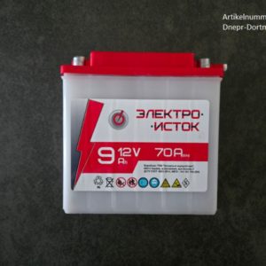 (066) Dnepr Ural Säure Akku Batterie 12V/9Ah 80A (EN) ISTOK versiegelt-45€
