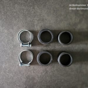 (1057) 4 x Anschlussgummi +2 Spannschelle K750 MT 10 9 -28€   R4A1